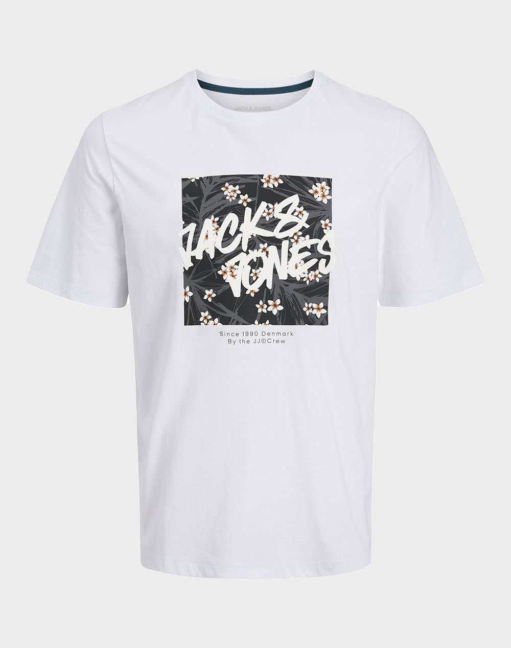 JACK&JONES JACK&JONES JJHAWAII SHAPE TEE SS CREW NECK JNR 12269916-WHITE White