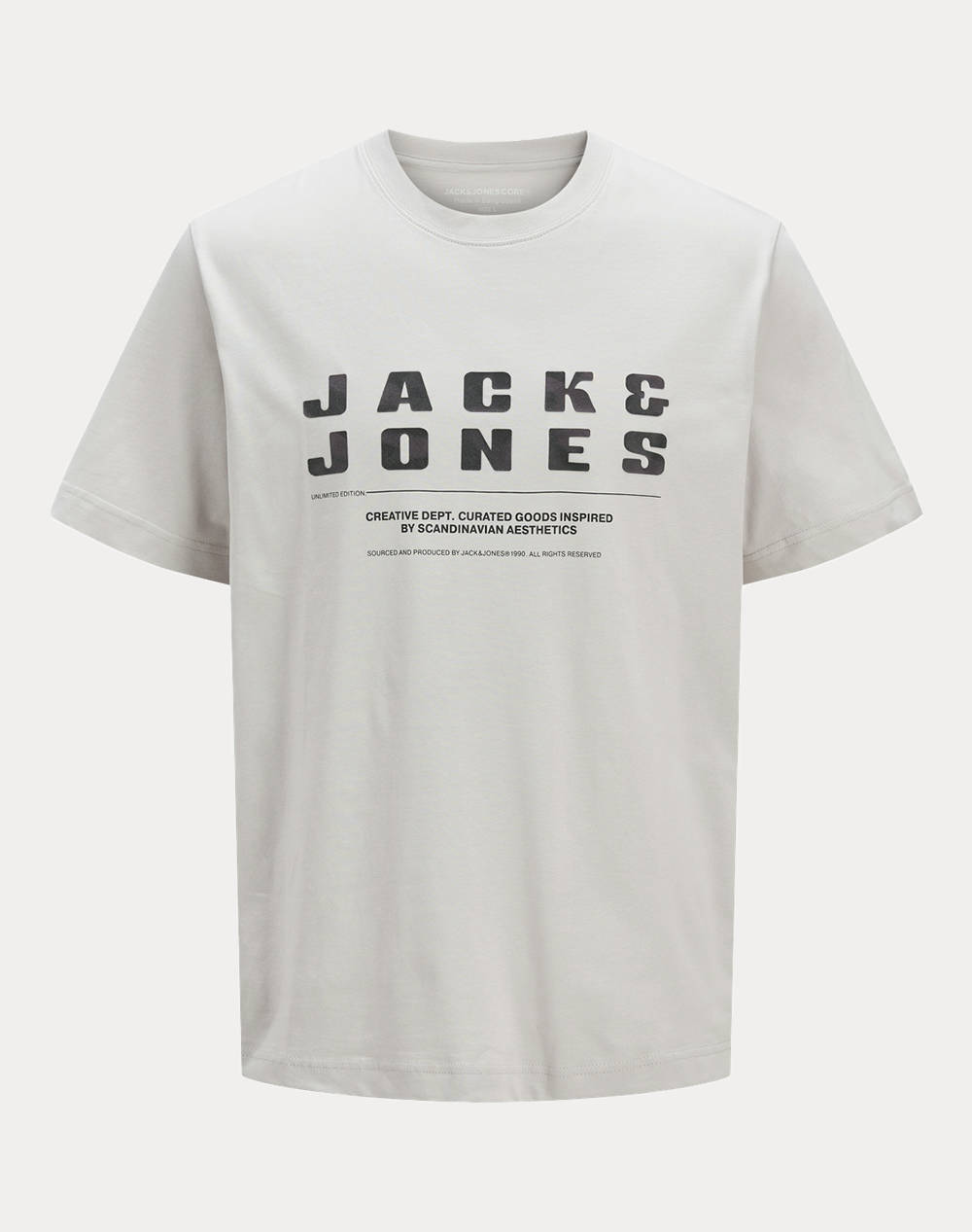 JACK&JONES JACK&JONES JCORECHARGE FRONT BRANDING TEE CRE JNR 12274730-Lilac Marble Ecru