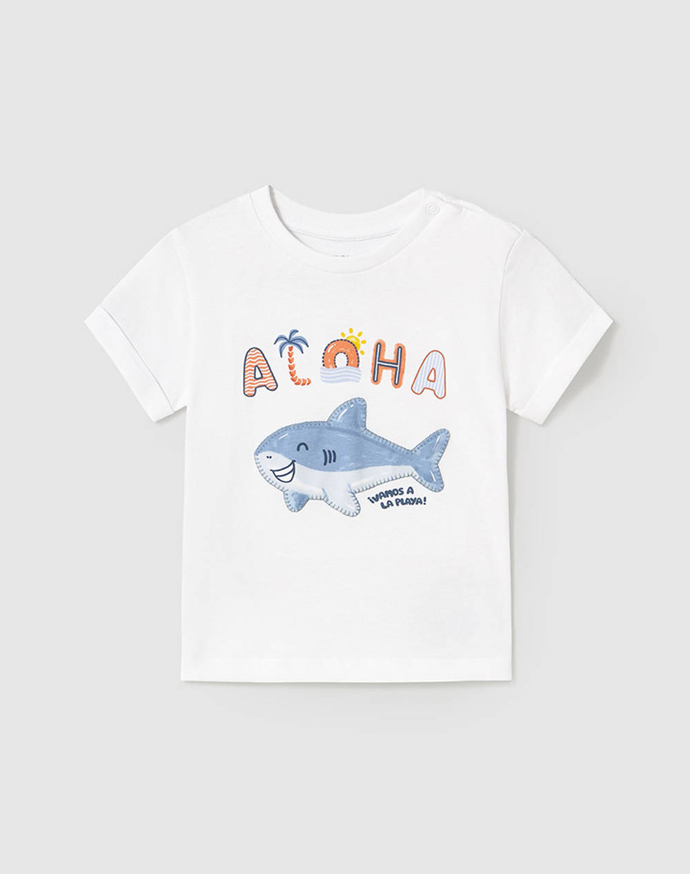 MAYORAL ΜΠΛΟΥΖΑ ΚΟΝΤΟΜΑΝΙΚΗ ΑΠΛΙΚΕ 01066-056 White