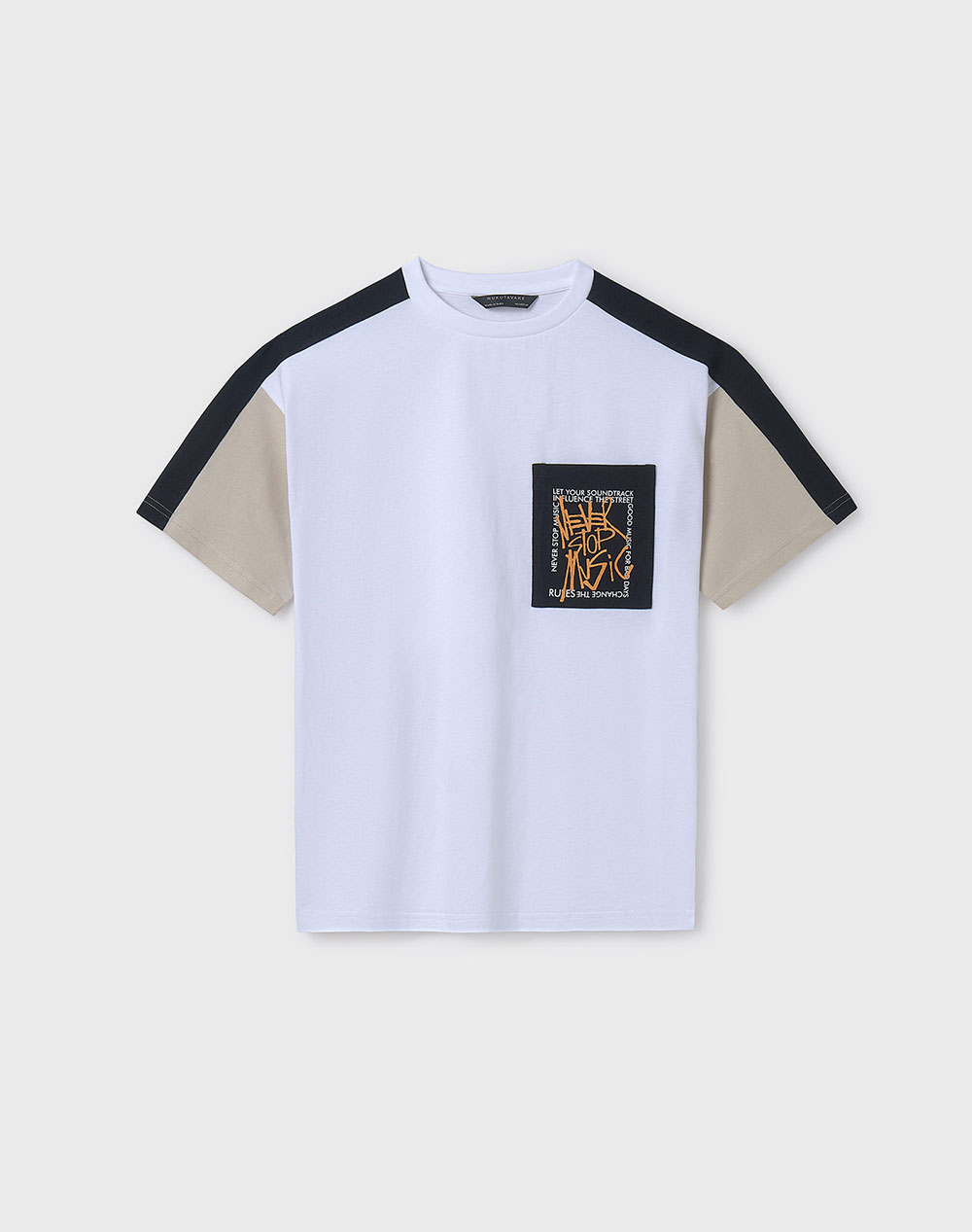 MAYORAL ΜΠΛΟΥΖΑ ΚΟΝΤΟΜΑΝΙΚΗ BLOCKING 06015A-034 Biege