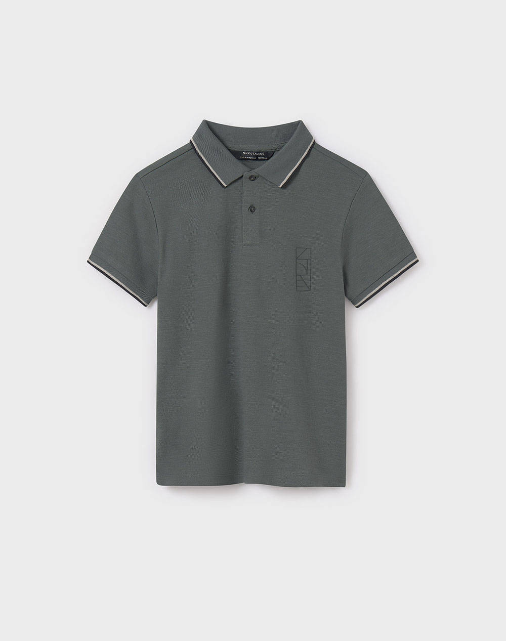 MAYORAL MAYORAL ΠΟΛΟ ΚΟΝΤΟΜΑΝΙΚΟ PRINT 06133-038 DarkGray