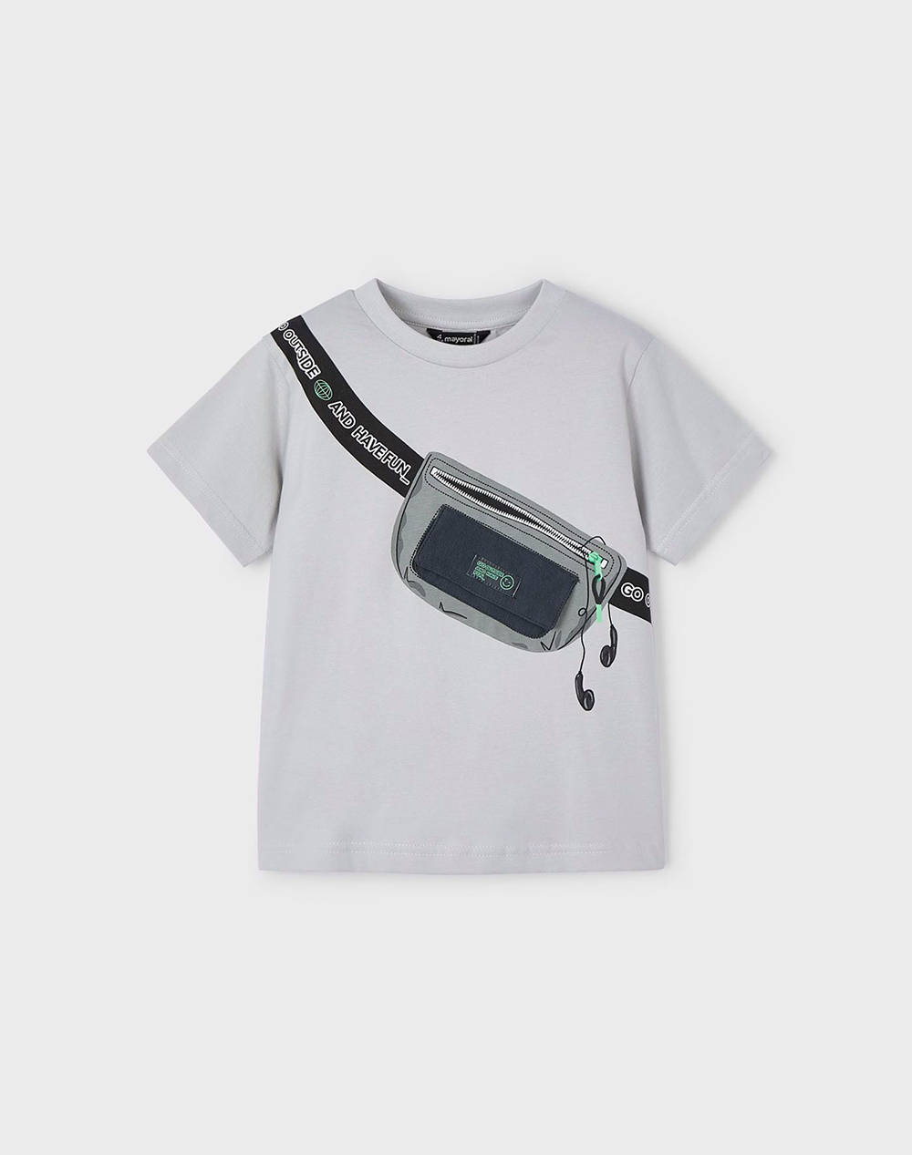 MAYORAL ΜΠΛΟΥΖΑ ΚΟΝΤ/ΚΗ ΤΣΑΝΤΑΚΙ ΜΕΣΗ 03036-045 Gray