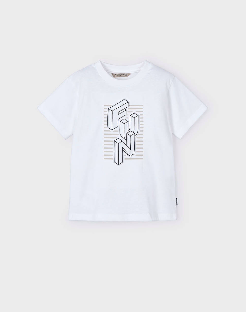 MAYORAL ΜΠΛΟΥΖΑ ΚΟΝΤ/ΚΗ ΑΝΑΓΛΥΦΗ "FUN 03027-015 White