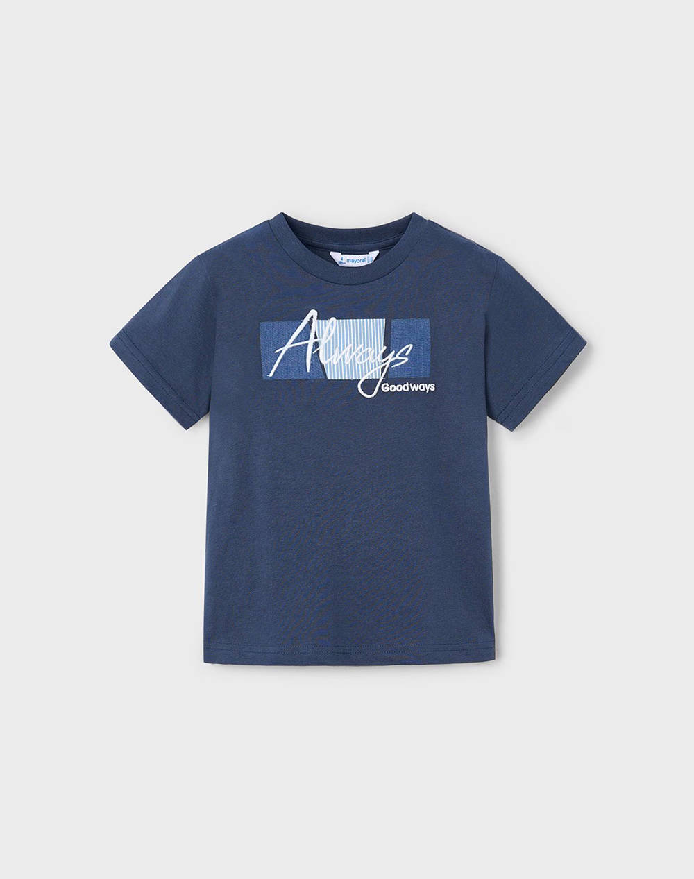 MAYORAL ΜΠΛΟΥΖΑ ΚΟΝΤΟΜΑΝΙΚΗ ΑΠΛΙΚΕ 03025A-095 DarkBlue