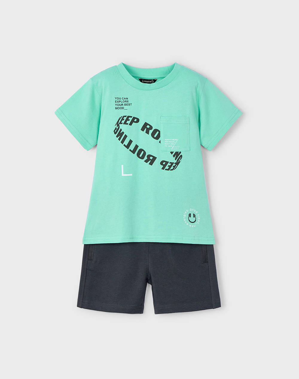 MAYORAL MAYORAL ΣΕΤ ΜΑΚΟ "KEEP ROLLING" 03608-016 Aqua