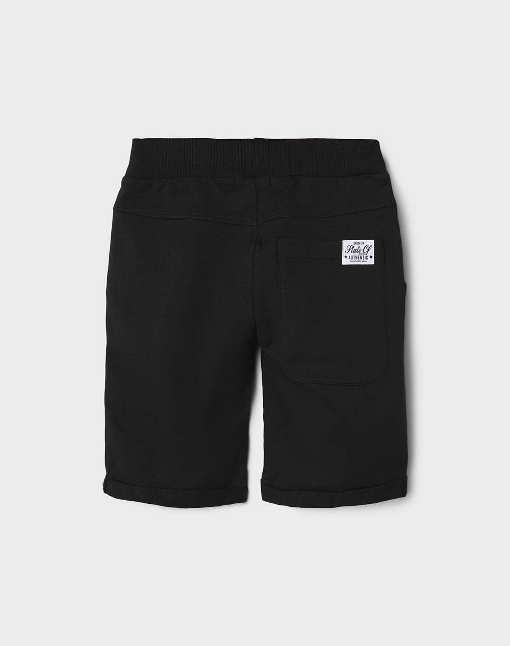 NAME IT NKMVERMO LONG SWE SHORTS UNB F NOOS 13201050-BLACK Black φωτογραφία