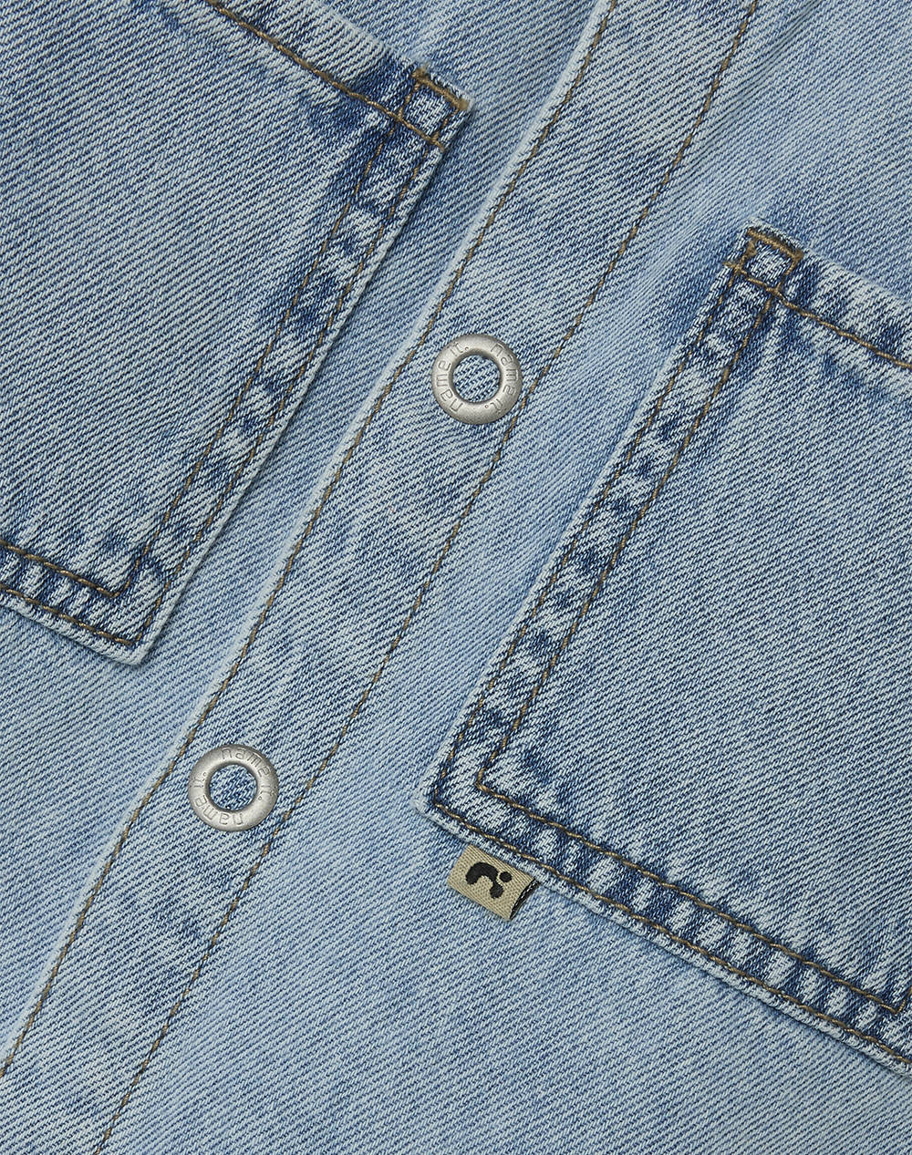 NAME IT NMMTEN OS DNM LS SHIRT 5010-BY B 13237055-Light Blue Denim DenimLightBlue φωτογραφία