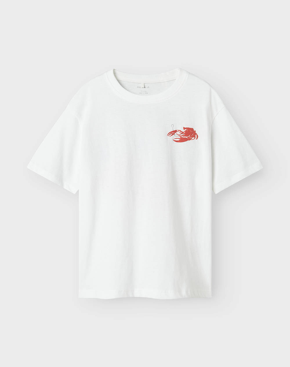 NAME IT NKMFONNOT SS NREG TOP BOX 13241232-Bright WhiteLOBSTER Mixed