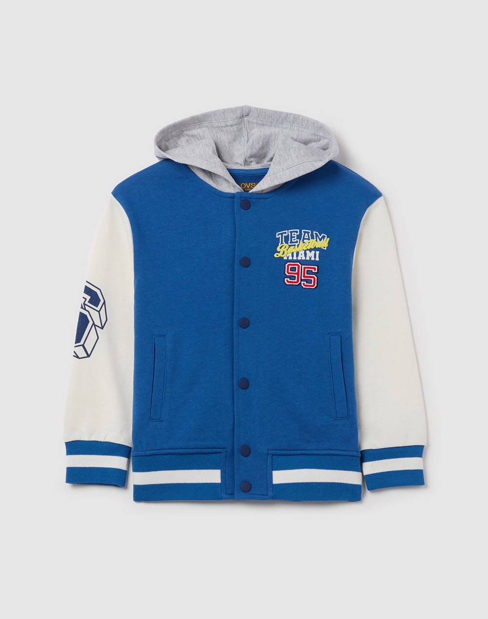 OVS OVS TEDDY WITH HOOD 2182761-DELFT Multi