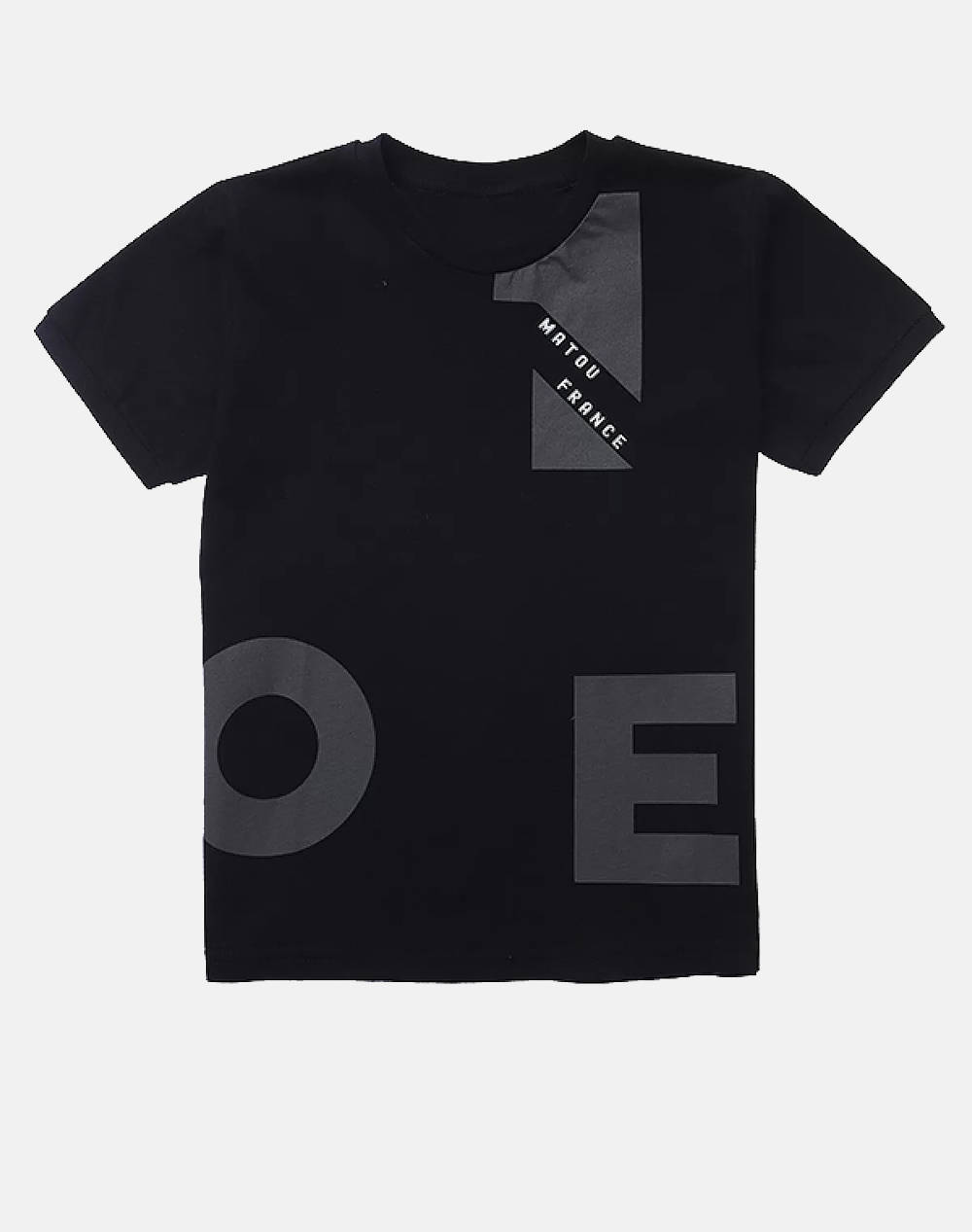 MATOU MATOU ΜΠΛΟΥΖΑ ΠΑΙΔΙΚΟ BOY 1GS25-MFA5170-BLACK Black