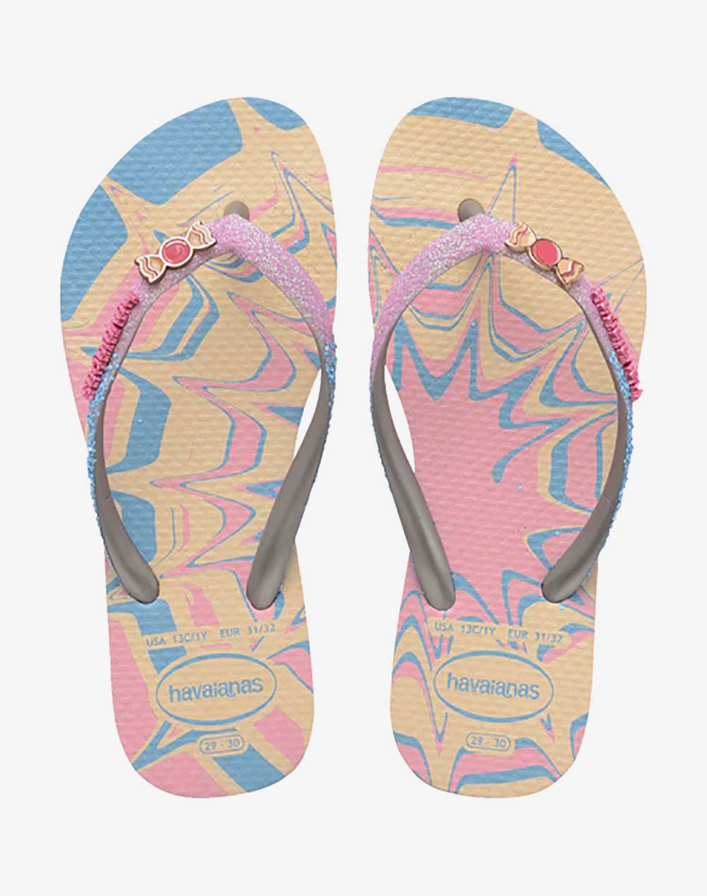 HAVAIANAS KIDS SLIM GLITTER TRENDY 4146976-9321 Pink φωτογραφία