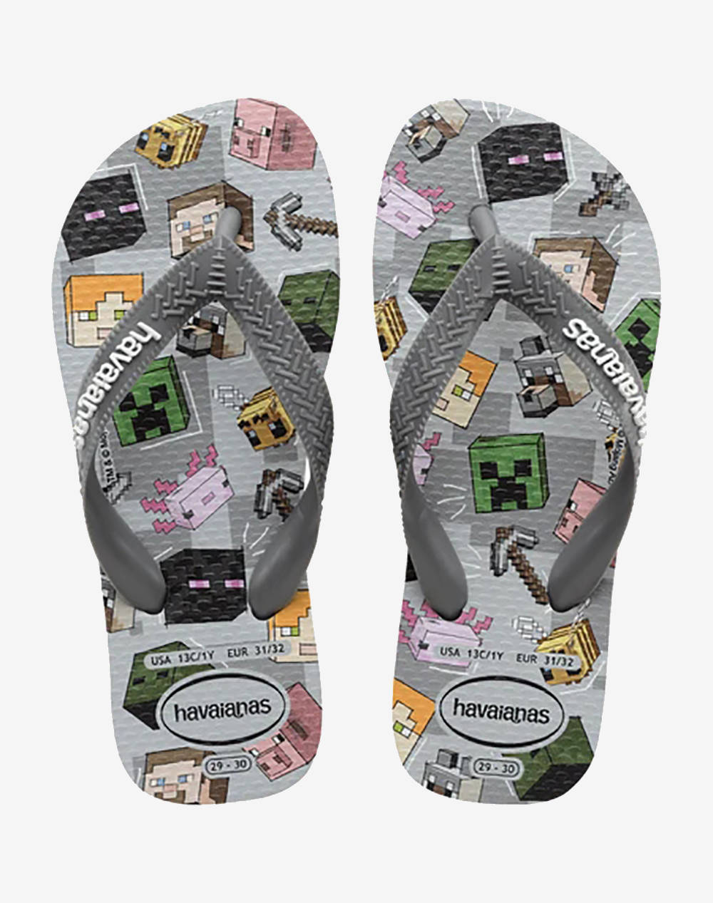 HAVAIANAS KIDS MINECRAFT 4145125-5178 Gray φωτογραφία