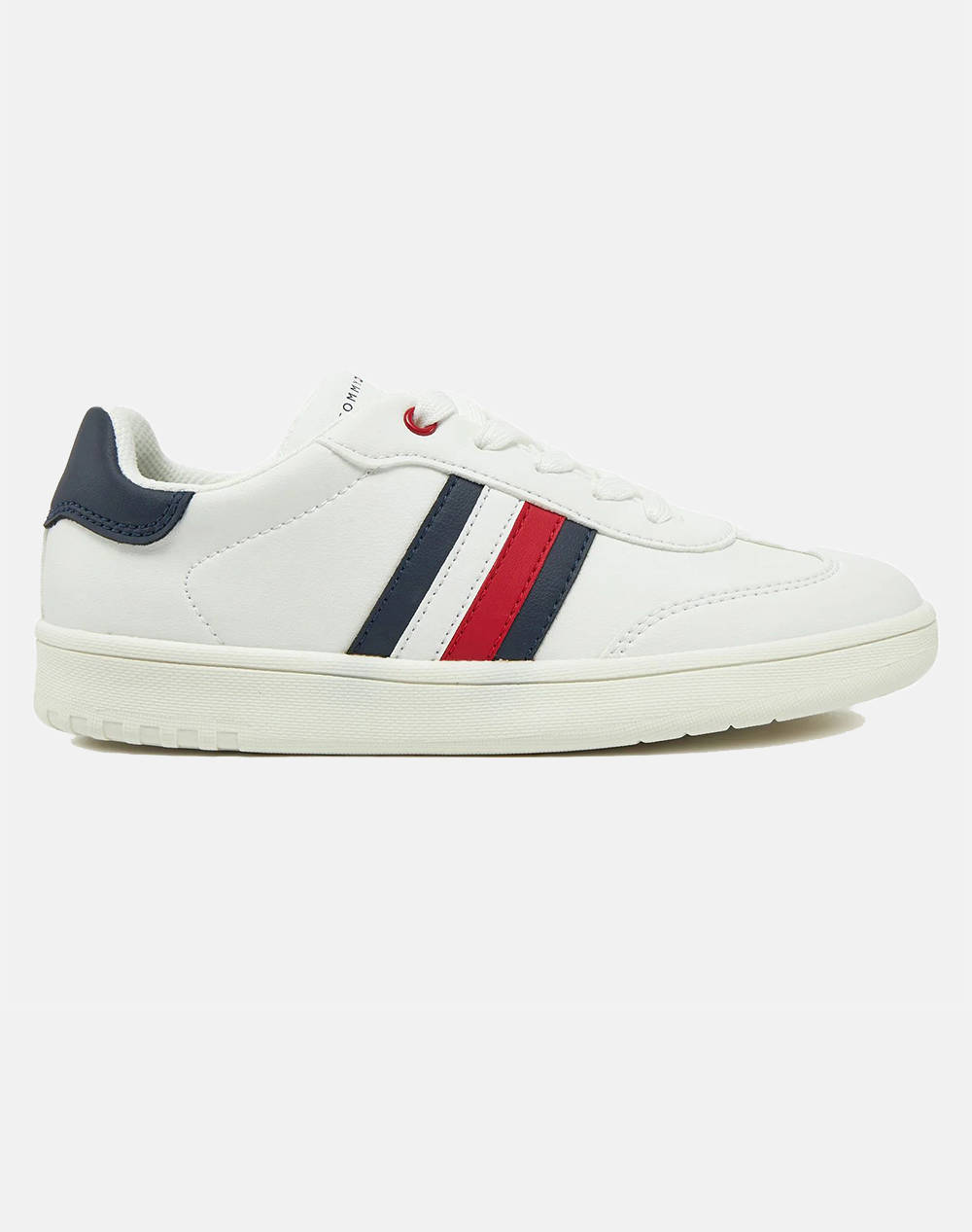 TOMMY HILFIGER TOMMY HILFIGER STRIPE LOW CUT LACE-UP SNEAKER T3X9-33850-1355-35-41-X336 White
