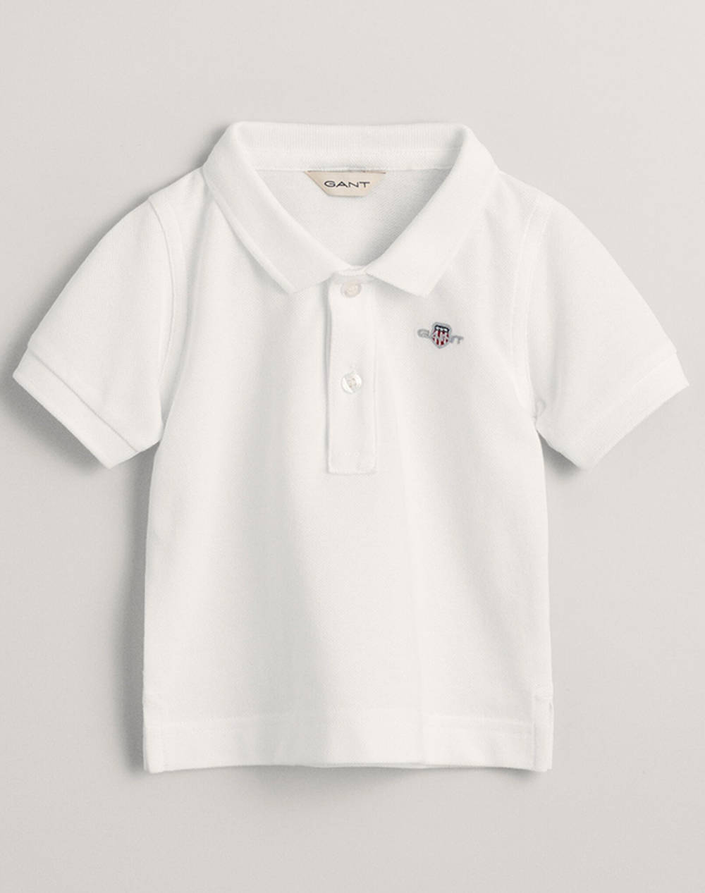 GANT GANT ΜΠΛΟΥΖΑ ΚΜ SHIELD PIQUE SS RUGGER 3G505186-110 White