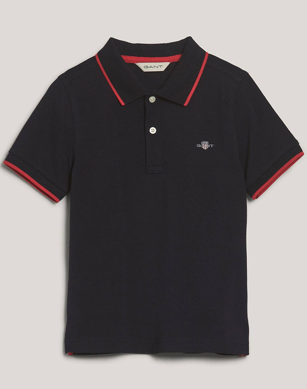 GANT GANT ΜΠΛΟΥΖΑ ΚΜ GANT STRIPED POLO PIQUE RUGGER 3G802551-433 NavyBlue