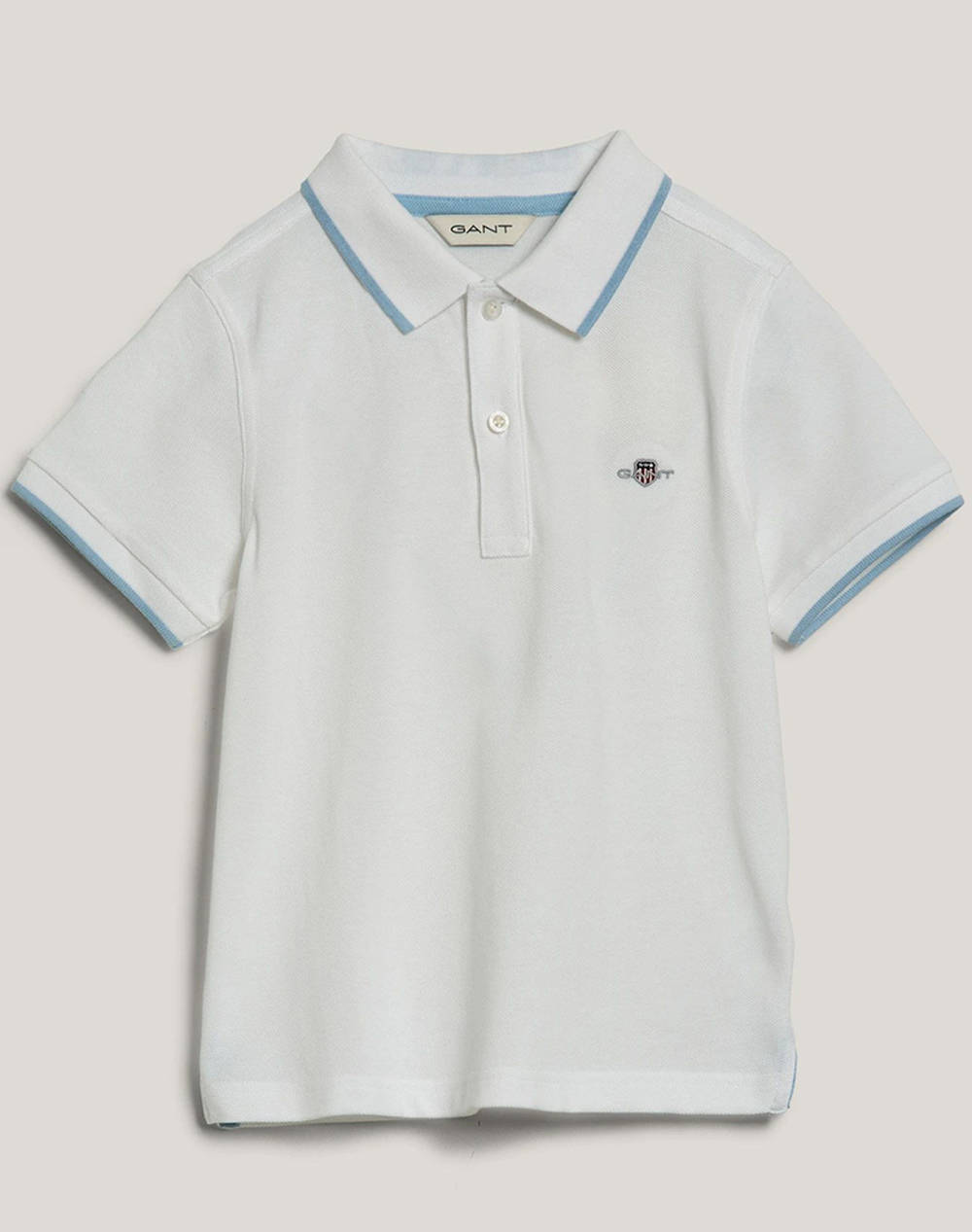 GANT GANT ΜΠΛΟΥΖΑ ΚΜ GANT STRIPED POLO PIQUE RUGGER 3G802551-110 White
