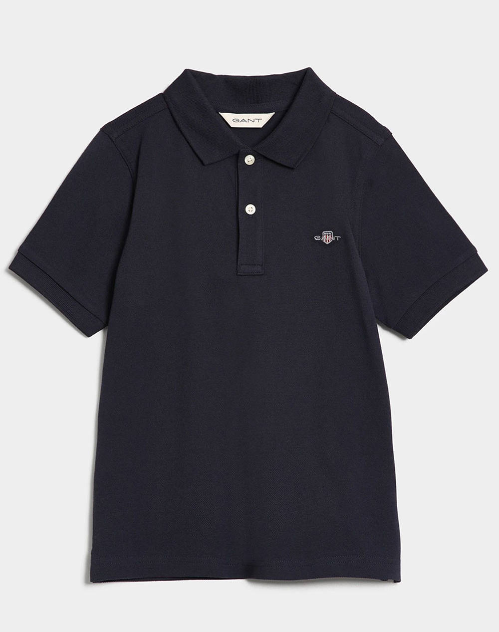 GANT GANT ΜΠΛΟΥΖΑ ΚΜ SHIELD SS PIQUE 3G802546-433 NavyBlue