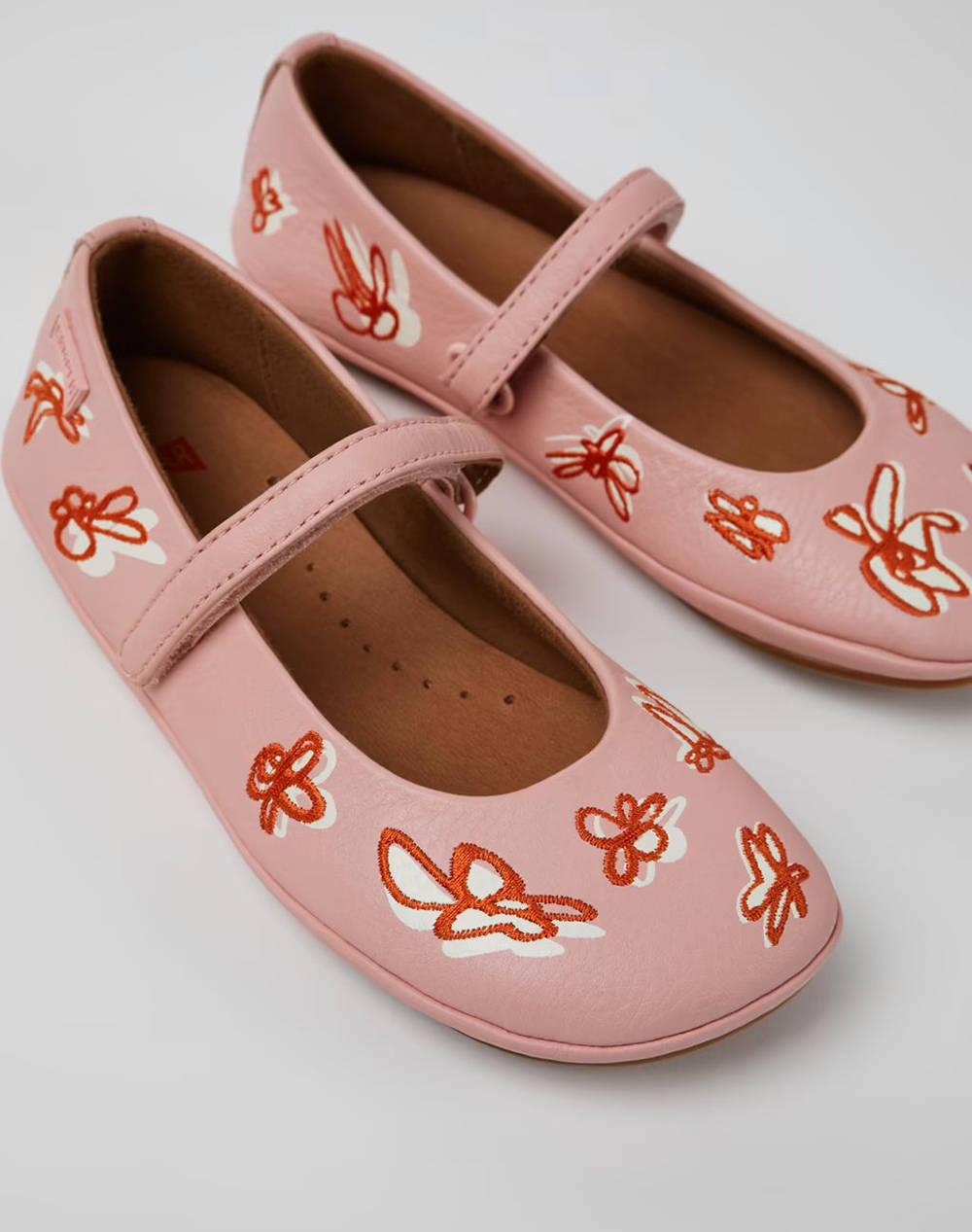 CAMPER Sella Oona Distorted Flower/Kito Abeja K800486-008-28-34-008 Pink φωτογραφία