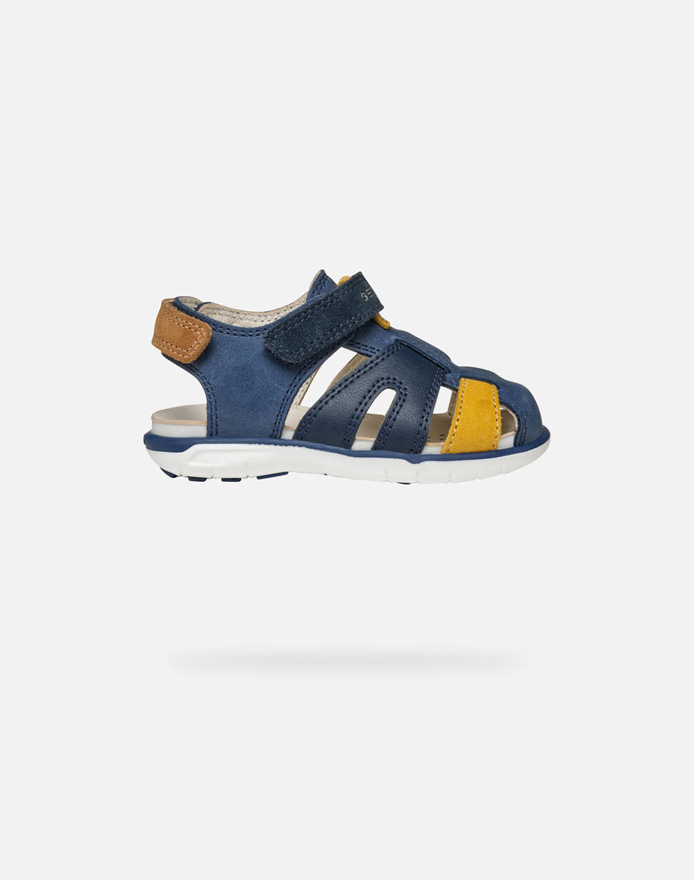 GEOX GEOX B S.DELHI B. A - WAX.LEA+SUEDE B354LA0CL22C4P2G 20-23-C4P2G NavyBlue