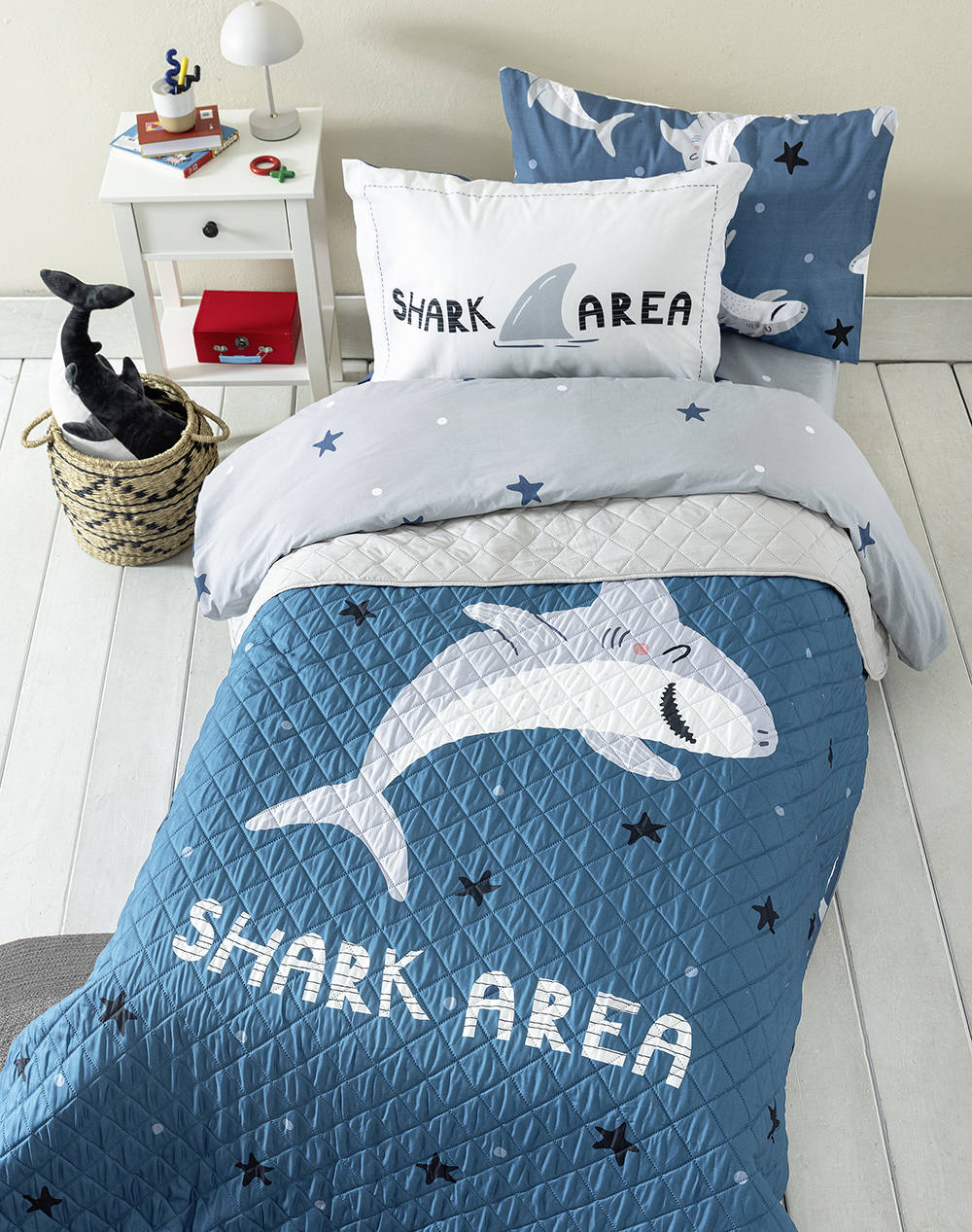 NIMA HOME NIMA Κουβερλί Μονό - Shark Area (Διαστάσεις: 160x220εκ.) N34666