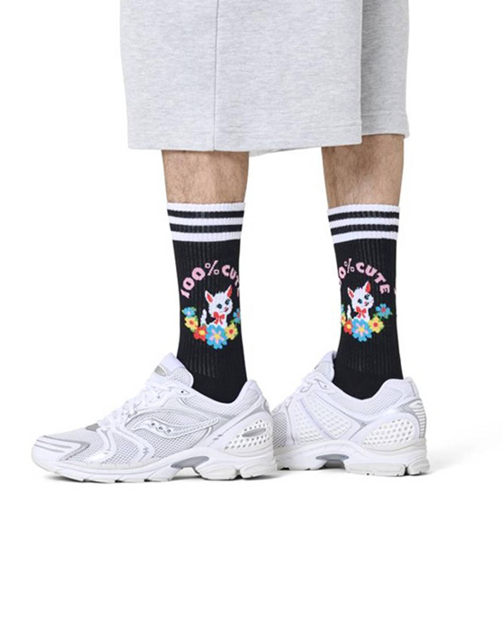 HAPPY SOCKS 100% Cute Sneaker Sock P003426-1000 Multi φωτογραφία