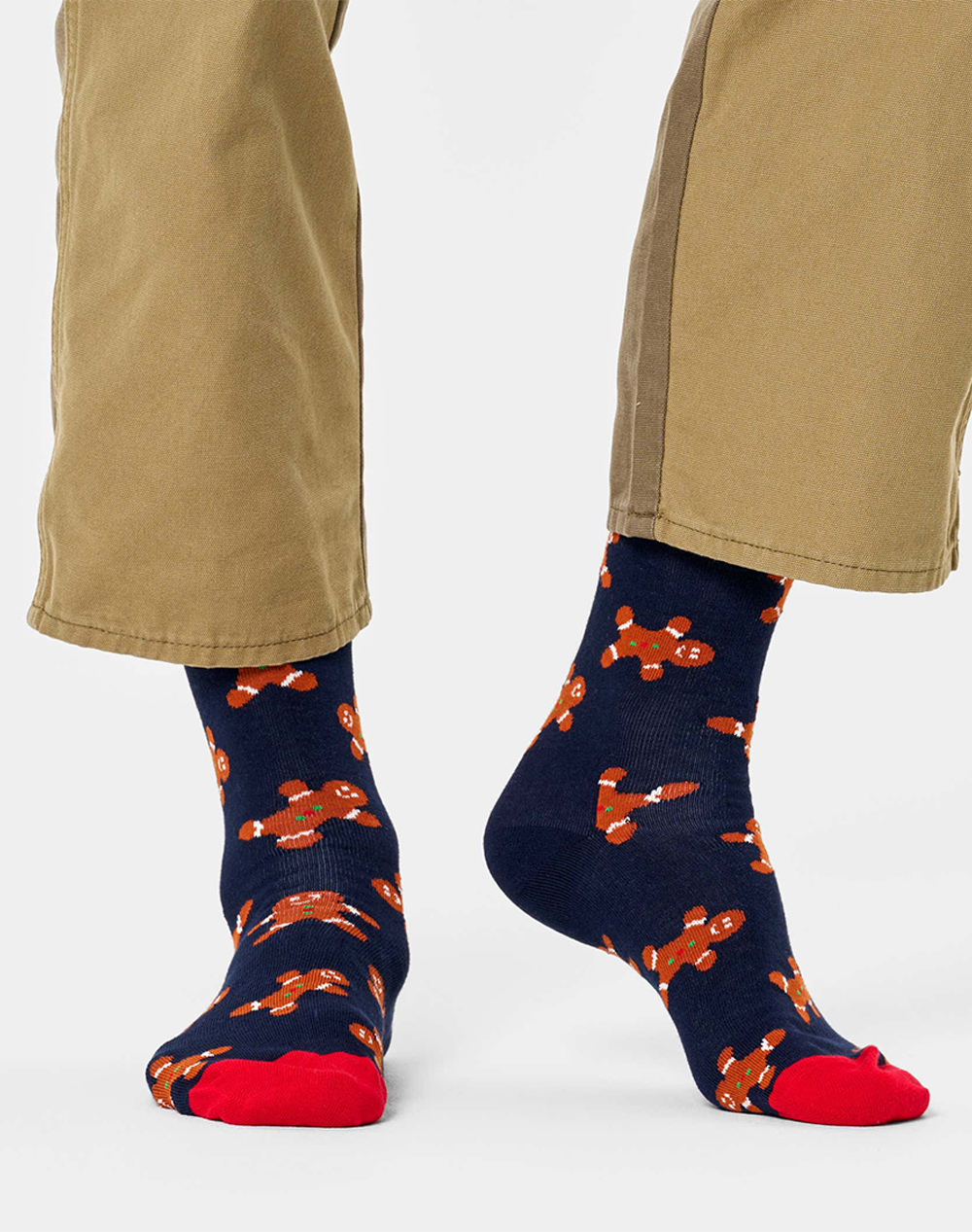 HAPPY SOCKS Gingerbread Man Sock GIN01-6000-1000 Multi φωτογραφία