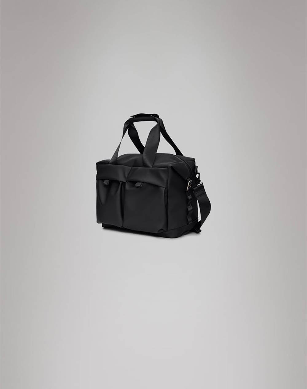RAINS Otaru Weekend Bag Small W3 (Διαστάσεις: 37 x 19 x 53εκ.) 12970-01 Black φωτογραφία