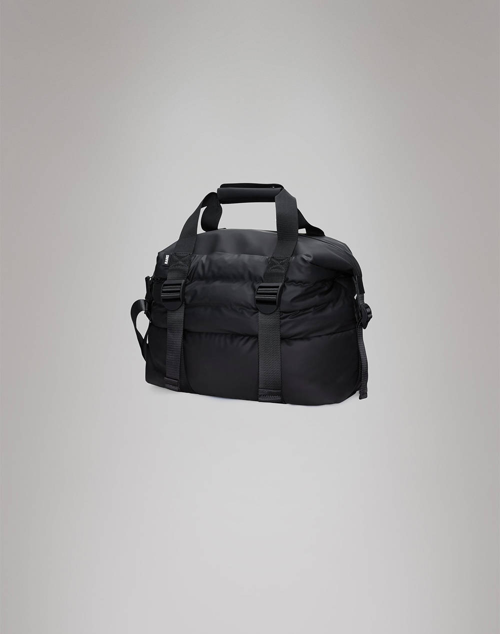 RAINS Puffer Mix Weekend Bag Small W3 (Διαστάσεις: 27 x 26 x 52εκ.) 14060-01 Black φωτογραφία