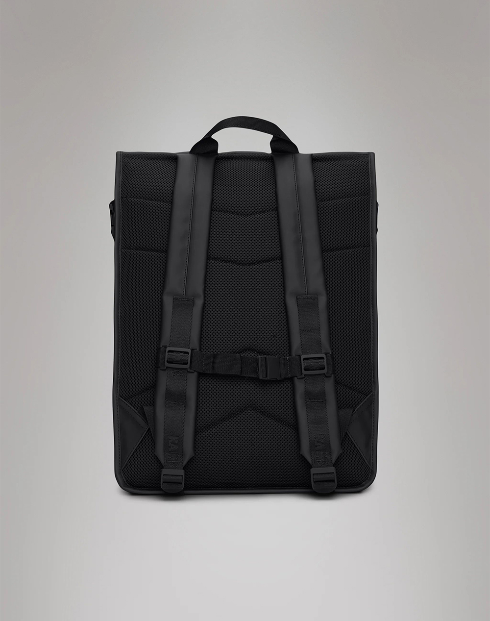 RAINS Trail Rolltop Backpack W3 14320-01 Black φωτογραφία