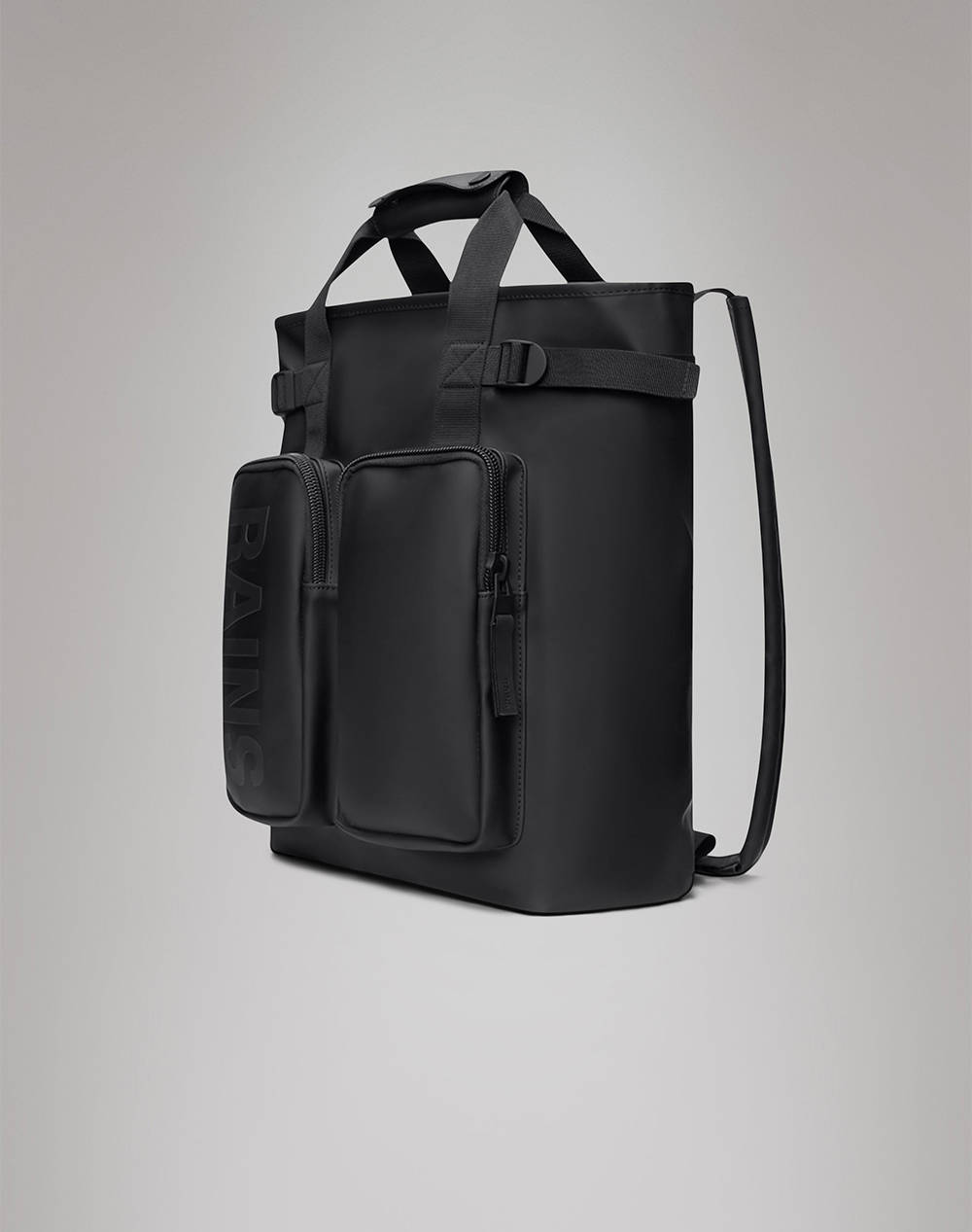 RAINS Texel Tote Backpack W3 (Διαστάσεις: 40 x 12.5 x 31εκ.) 14240-01 Black φωτογραφία