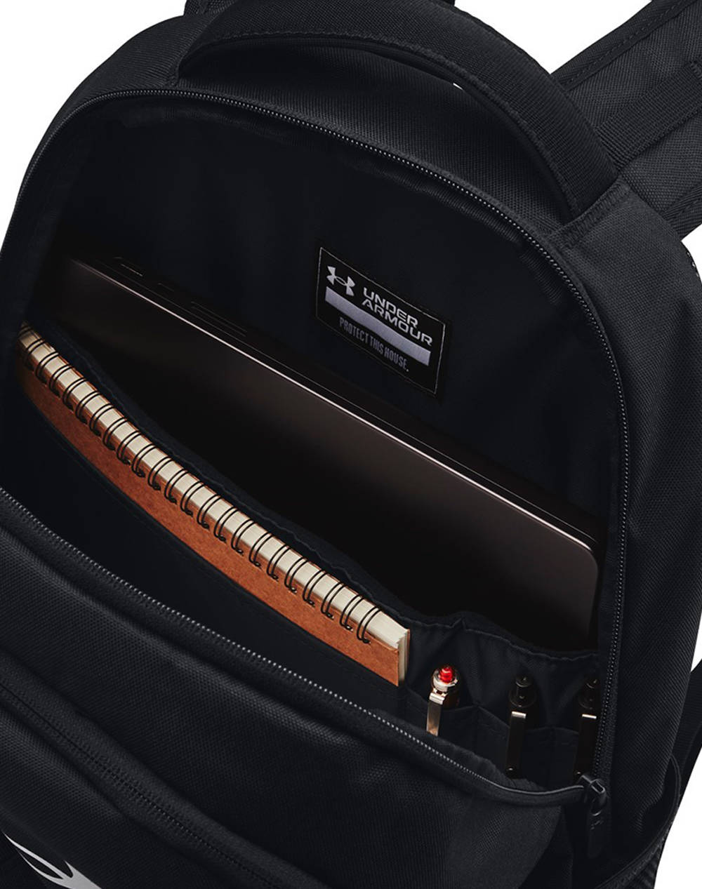 UNDER ARMOUR UA Hustle 6.0 Backpack 1384672-002 JetBlack φωτογραφία