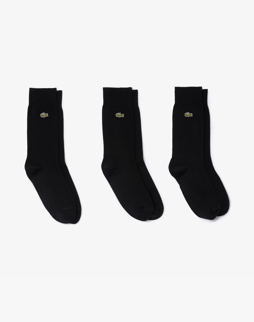 LACOSTE ΚΑΛΤΣΕΣ ΣΕΤ 3 ΤΕΜ SOCKS 3RA8142-031 Black