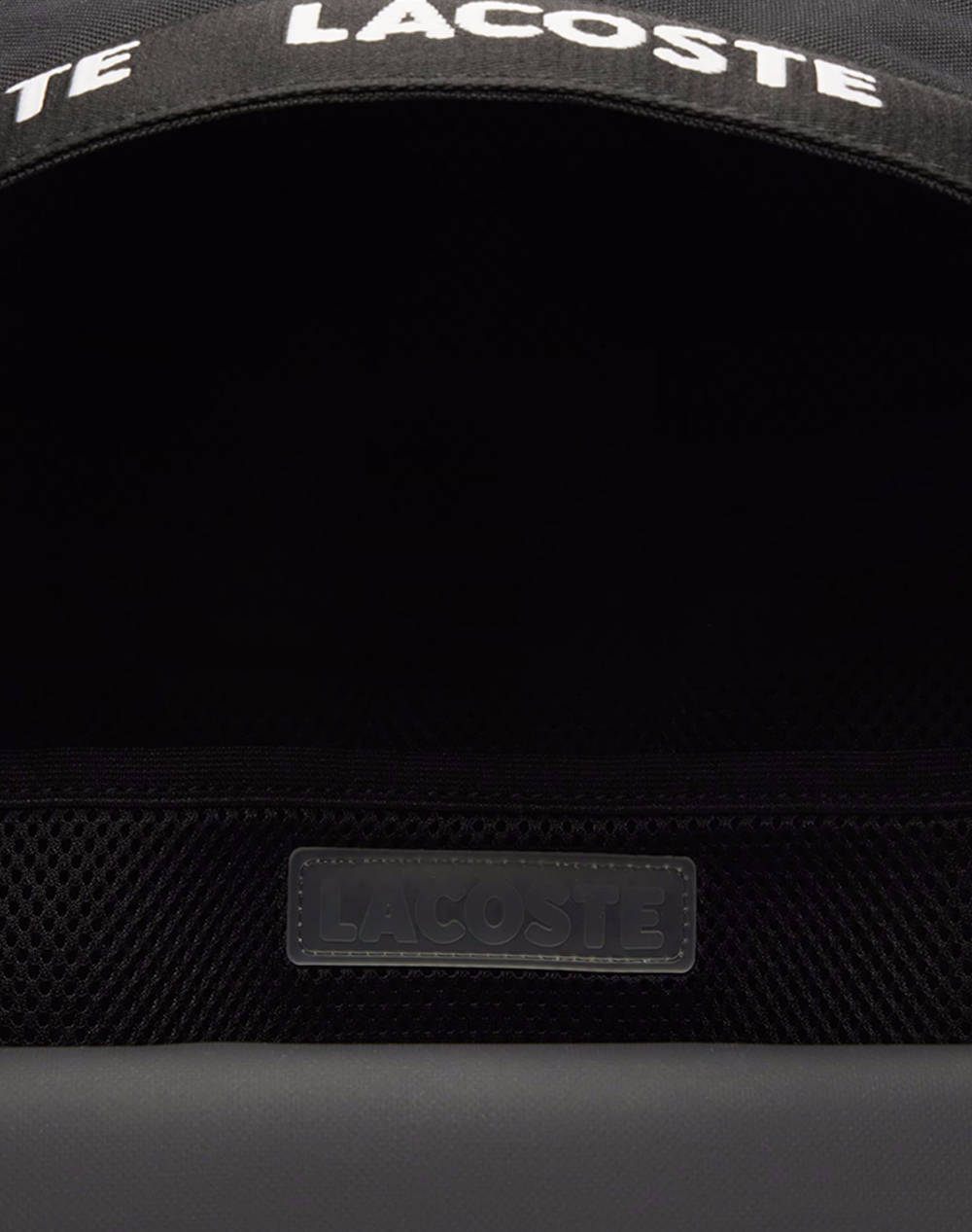 LACOSTE ΣΑΚΙΔΙΟ ΠΛΑΤΗΣ BACKPACK (Διαστάσεις: 30 x 42.5 x 18.5εκ.) 3NU4685NZ-N37 Black φωτογραφία