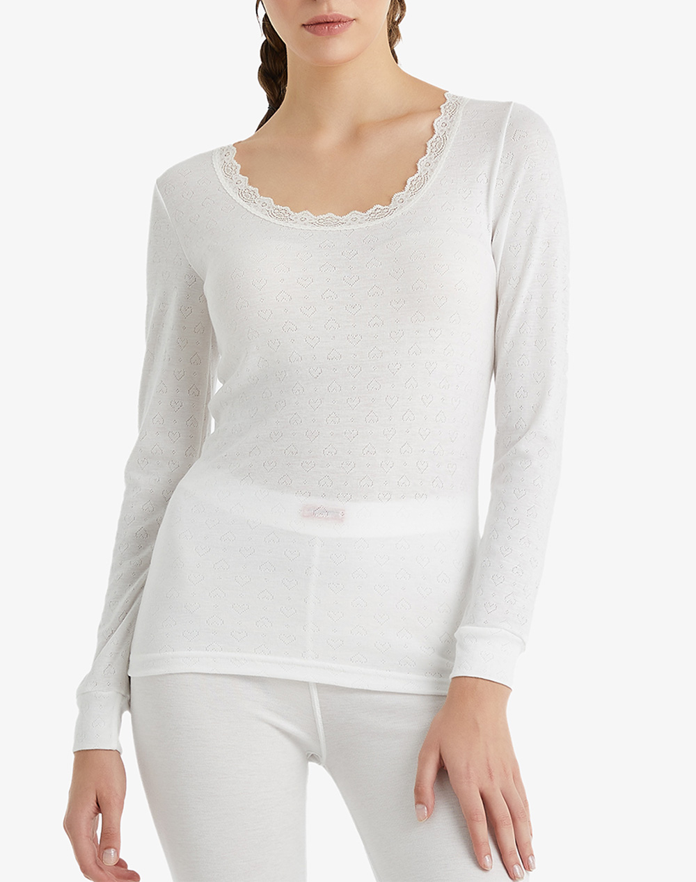 BLACKSPADE BLACKSPADE 1268 THERMAL T-SHIRT LONG WM 14.01.39.006-ΑΣΠΡΟ White