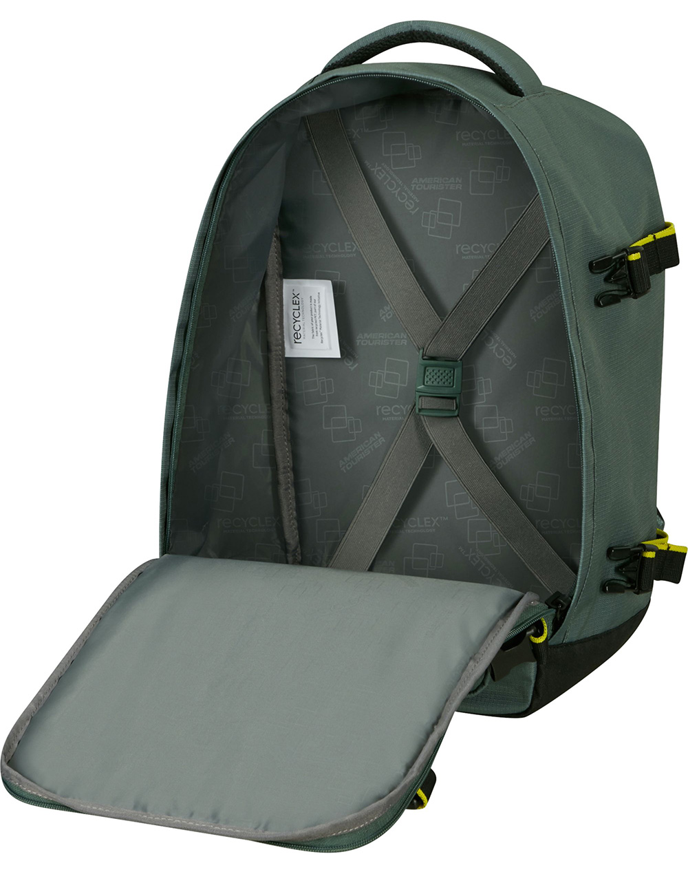 AMERICAN TOURISTER ΣΑΚΙΔΙΟ ΠΛΑΤΗΣ TAKE2CABIN 149174SM-SM1257-SM1257 Olive φωτογραφία