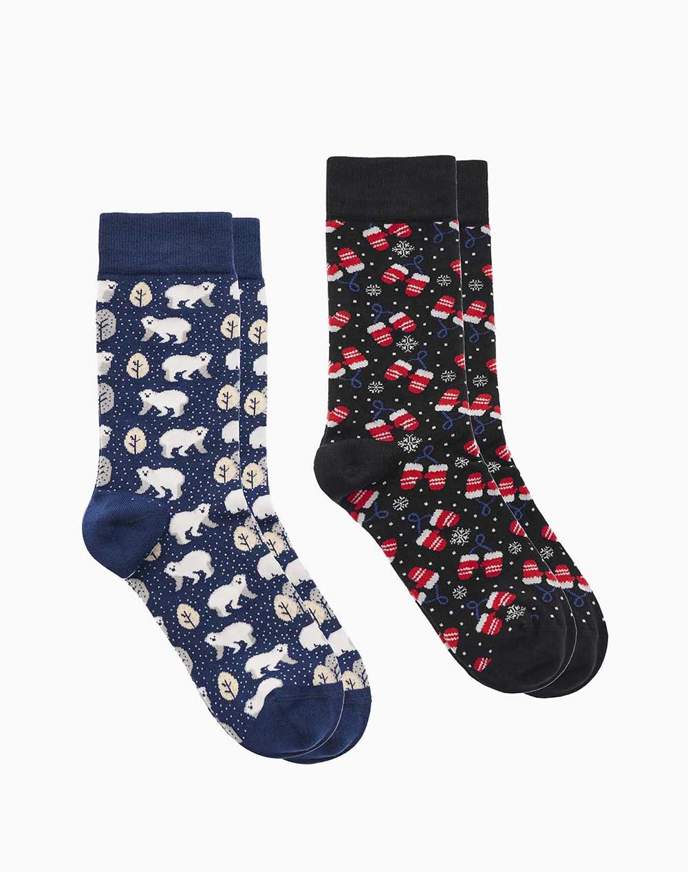 WALK UNISEX X-MAS ΚΑΛΤΣΕΣ BAMBOO 2 ΖΕΥΓΗ CHR-33-MULTI/MULTICOLOUR Multi