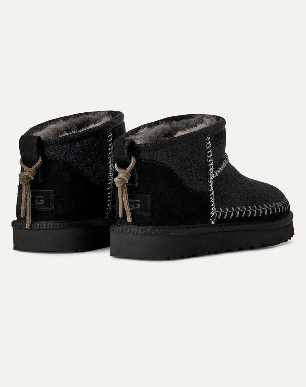 UGG Classic Ultra Mini Biarritz 1171538-BLK Black φωτογραφία