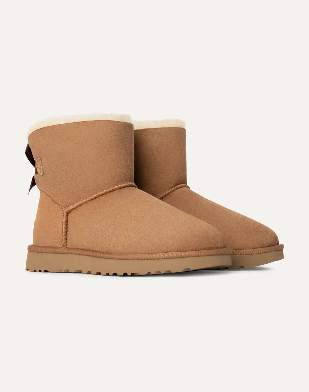 UGG Mini Bailey Bow II 1016501-CHE Tan φωτογραφία