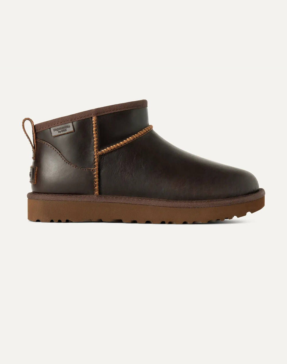 UGG UGG Classic Ultra Mini LTHR Regen 1163490-IWD DarkBrown