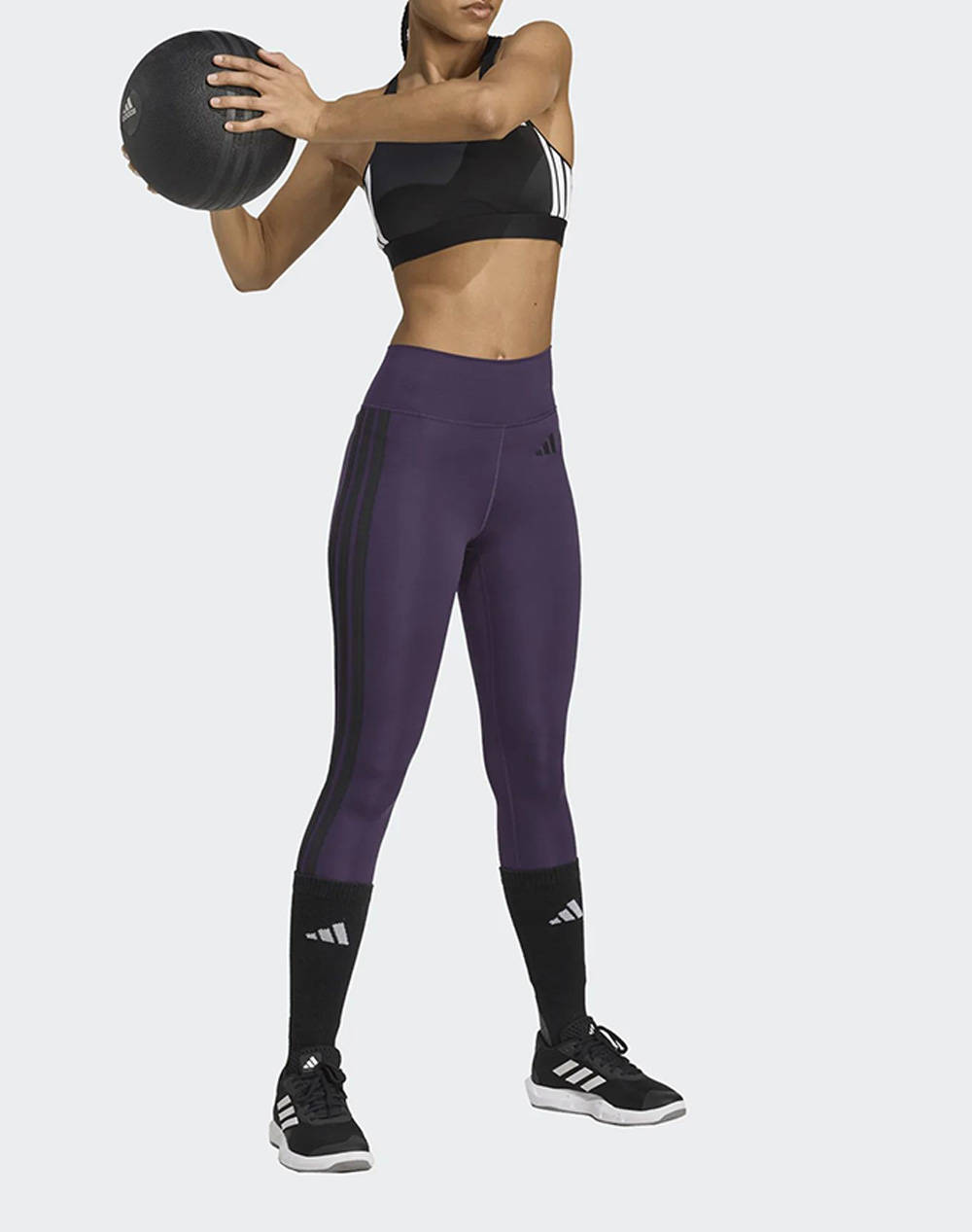 ADIDAS OPT ESS 3S L JY2154-AURPLU/BLACK Purple φωτογραφία