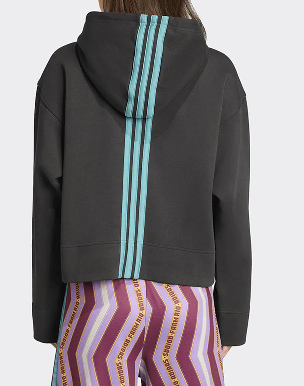 ADIDAS FARM HOODIE JL8607-BLACK Black φωτογραφία