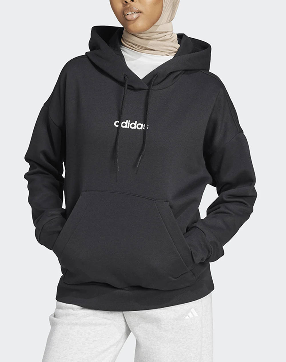 ADIDAS W LIN FL HD JG8653-BLACK Black