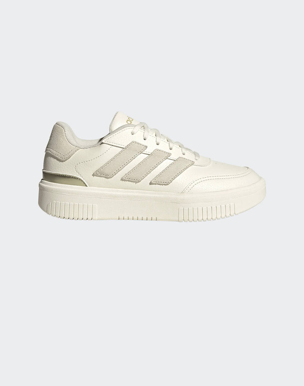 ADIDAS COURTBLOCK BOLD JR0729-WHITE OffWhite