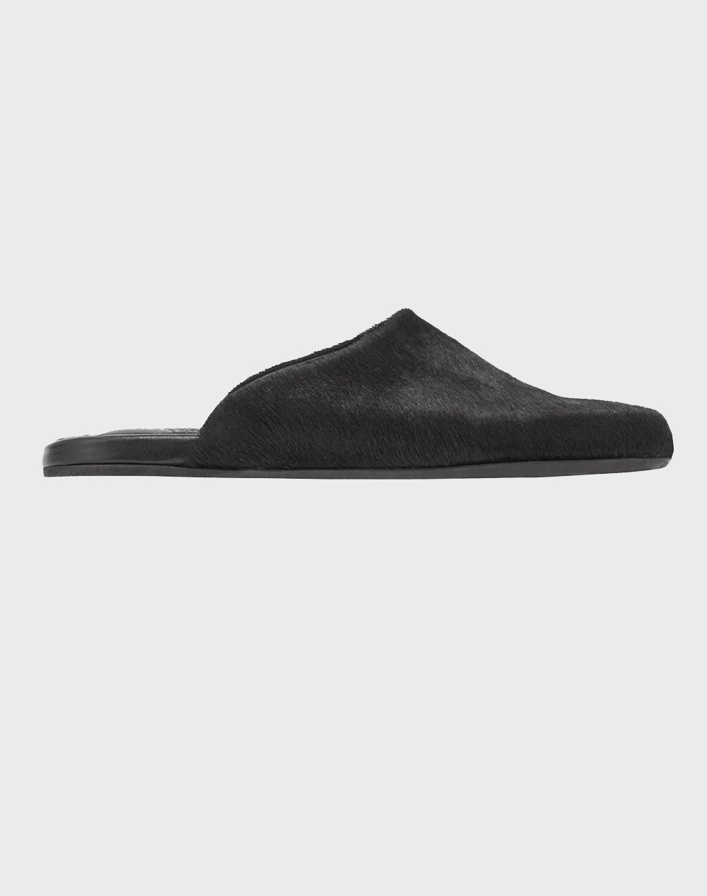 ANCIENT GREEK SANDALS ANCIENT GREEK SANDALS THE SLIPPER-PONY 12302_1031-BLACK Black