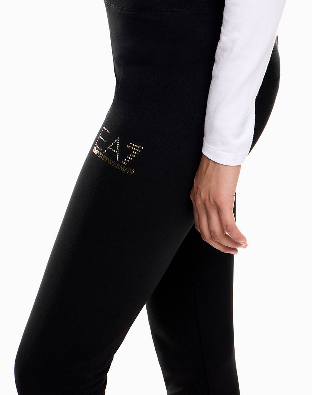 EA7 LEGGINGS 8NTP82TJ01Z-1200 Black φωτογραφία