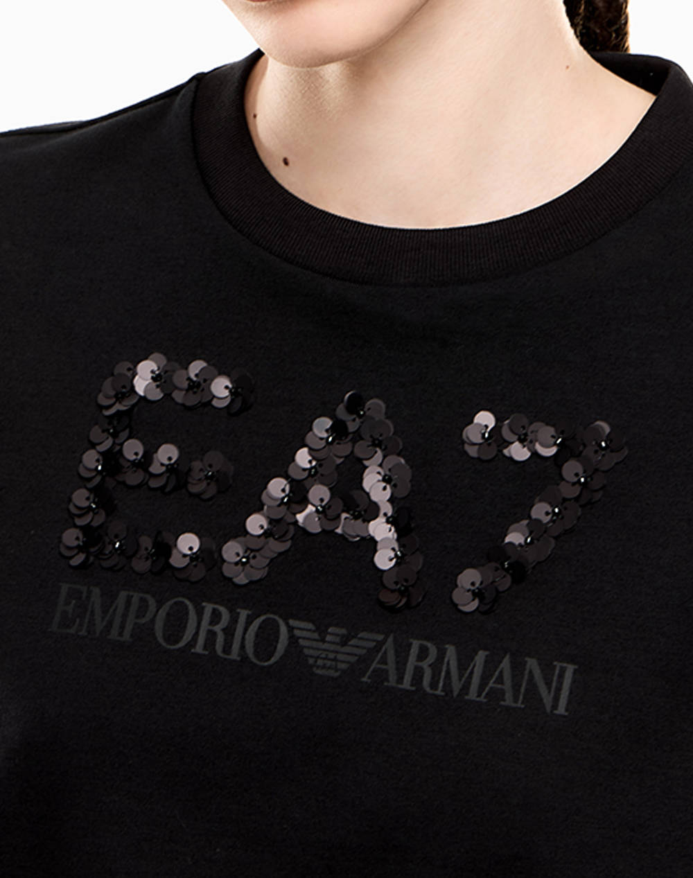 EA7 T-SHIRT 7W000540AF12957-UC001 Black φωτογραφία