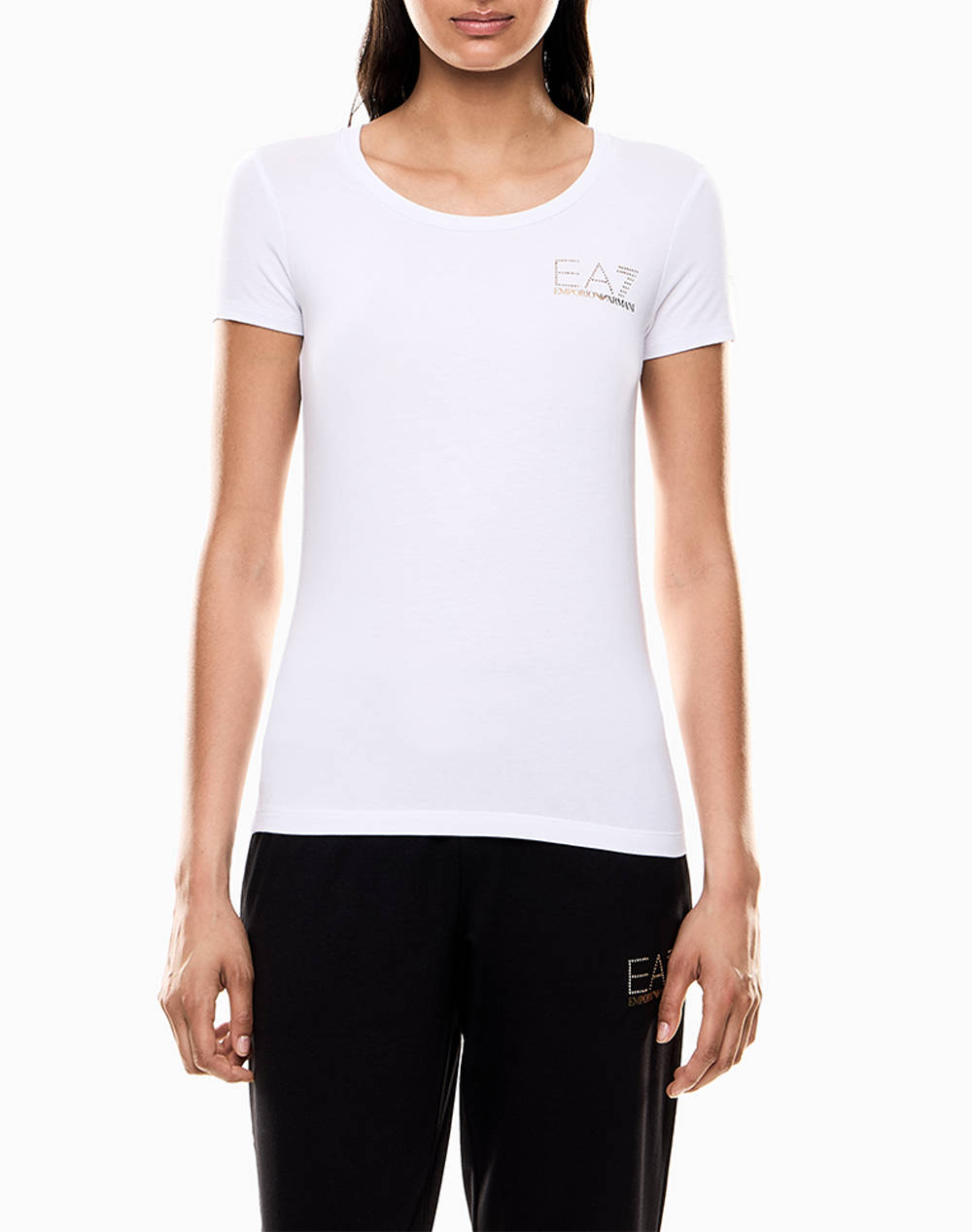 EA7 T-SHIRT 8NTT65TJDQZ-1100 White