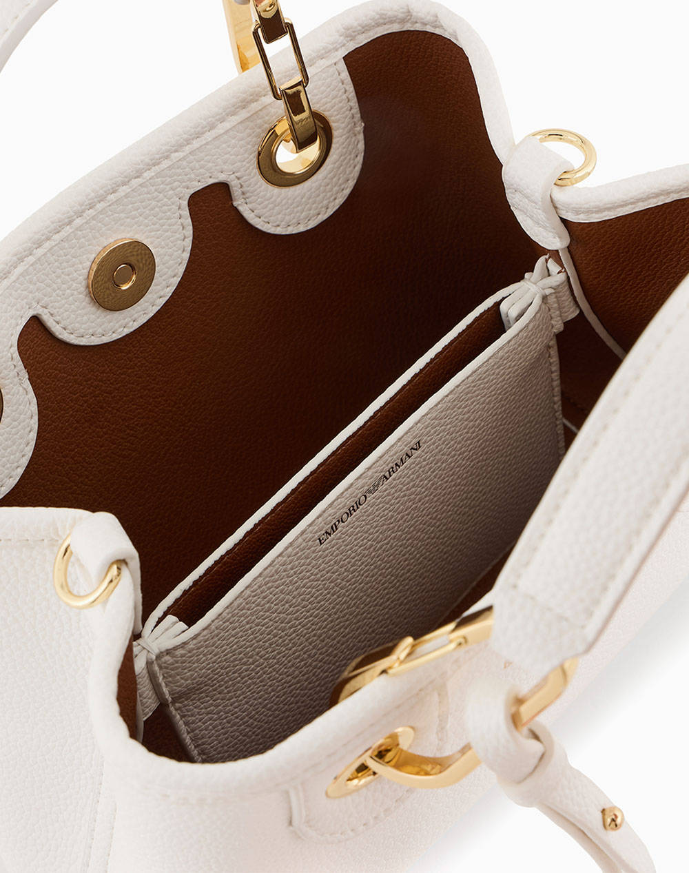 EMPORIO ARMANI SHOPPING BAG (Διαστάσεις: 22 x 16εκ.) EW000382AF12103-M0034 White φωτογραφία