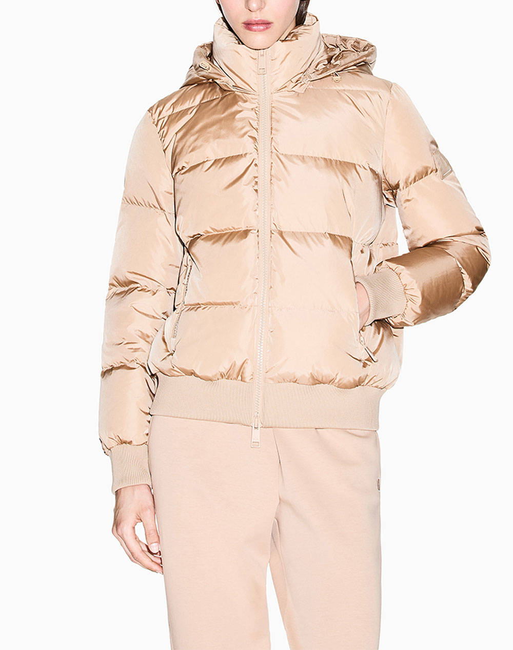 ARMANI EXCHANGE ARMANI EXCHANGE DOWN JACKET XW000228AF12286-U1051 Biege