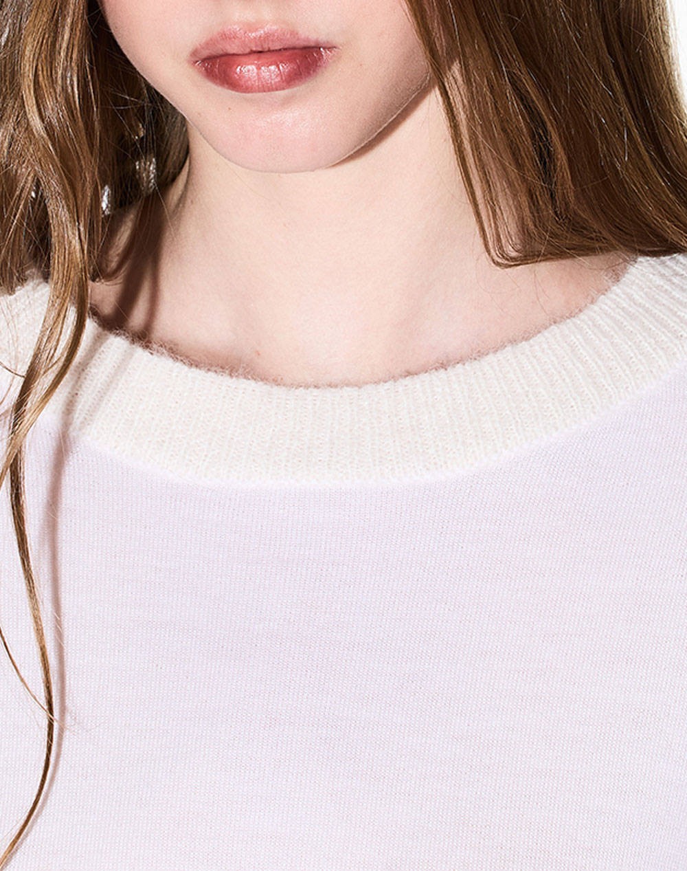 ARMANI EXCHANGE PULLOVER XW000772AF16602-U1003 OffWhite φωτογραφία